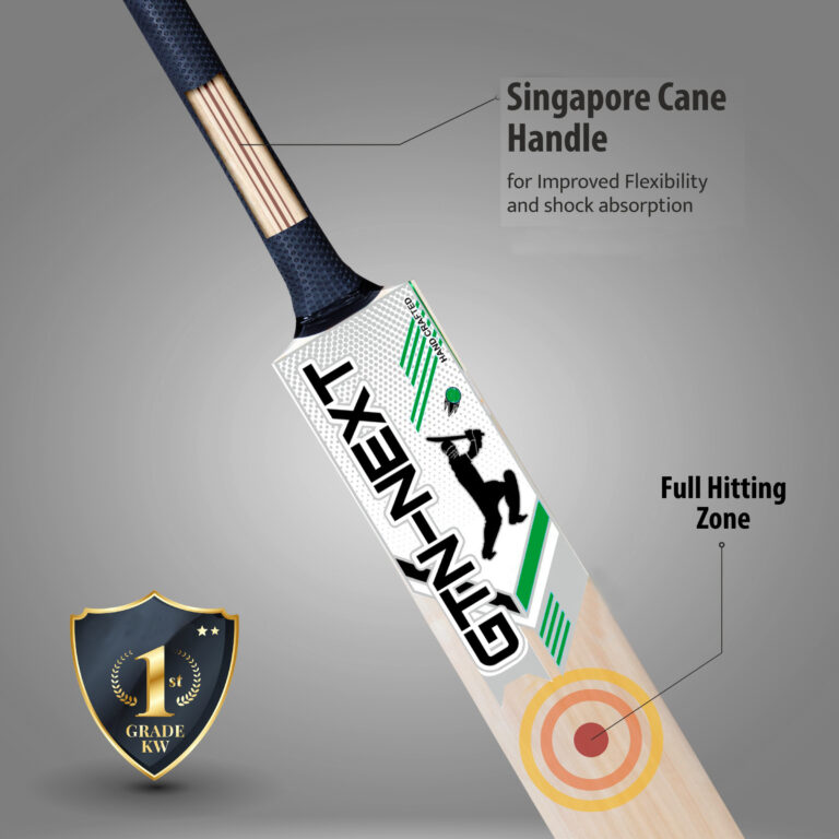 gtn next bat cricket leather kashmir bat | best hard tennis cricket bat elevate your game!