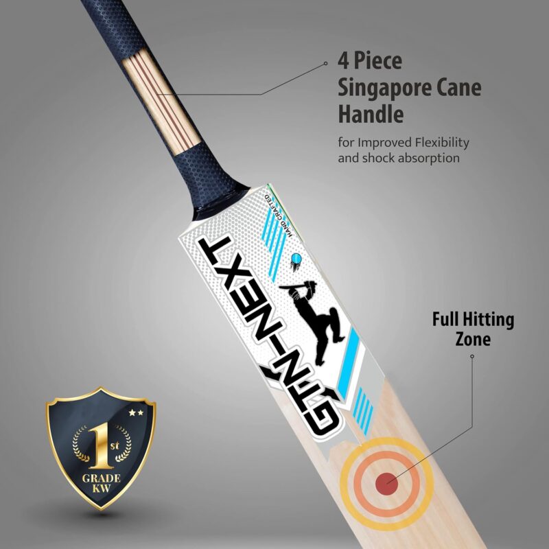 gtn next kashmir willow bat leather cricket bat new balance cricket bat